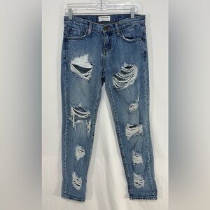 One X‎ OneTeaspoon Distressed Awesome Baggies Low Waist Medium Rise Relaxed Leg